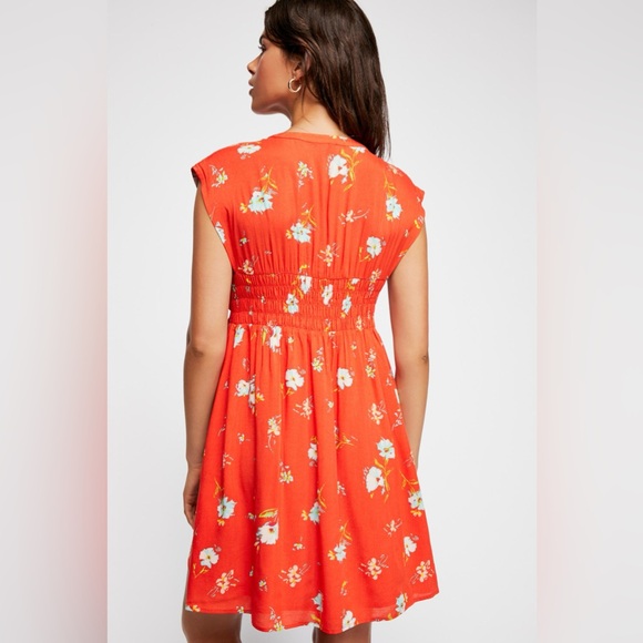 Free People Greatest Day Smocked Mini Dress - Picture 2 of 11